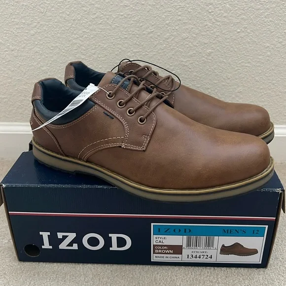 IZOD CAL Style Oxford Men Shoes, size 12 - Picture 1 of 5